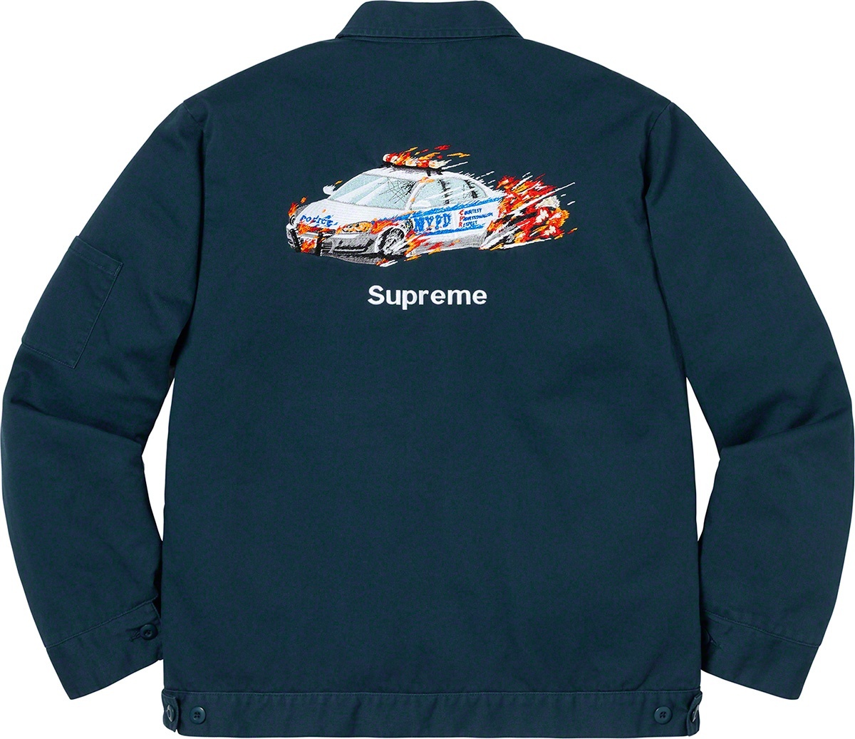 Cop Car Embroidered Work Jacket view 10